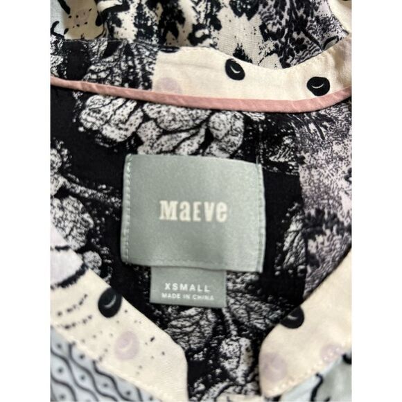 Anthropologie Maeve Floral Blouse  Size X Small - Picture 4 of 4